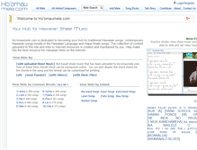 Tablet Screenshot of hoomaumele.com